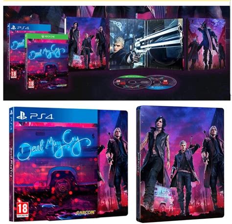 steel box devil may cry 5|Devil May Cry 5 Steelbook Edition (Microsoft Xbox One, 2019).